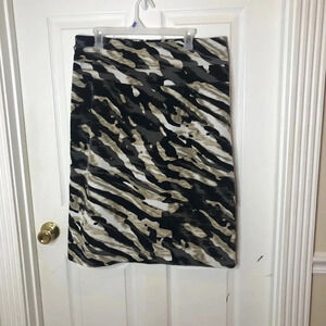 Worthington leopard look skirt - 16